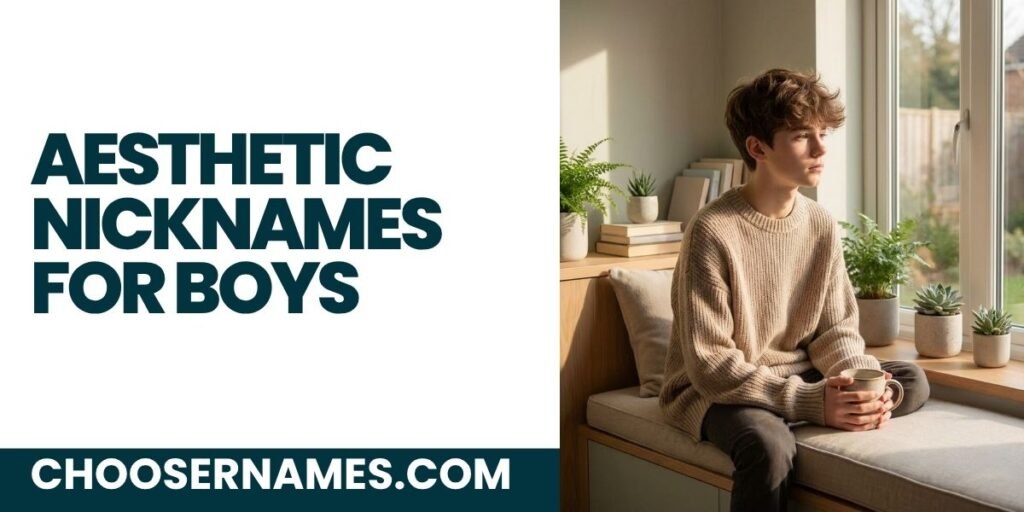 Aesthetic Nicknames for Boys