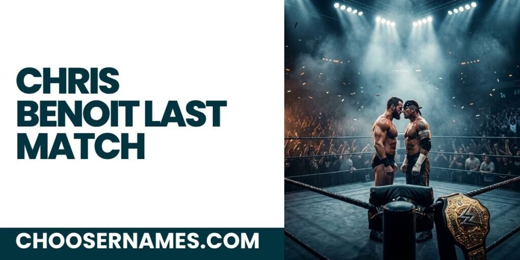 Chris Benoit Last Match
