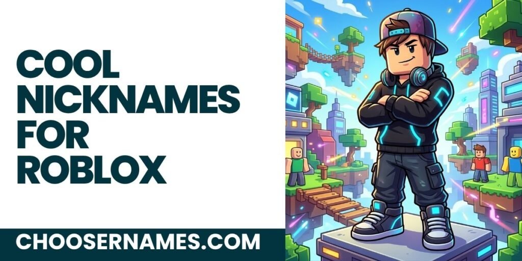 Cool Nicknames for Roblox