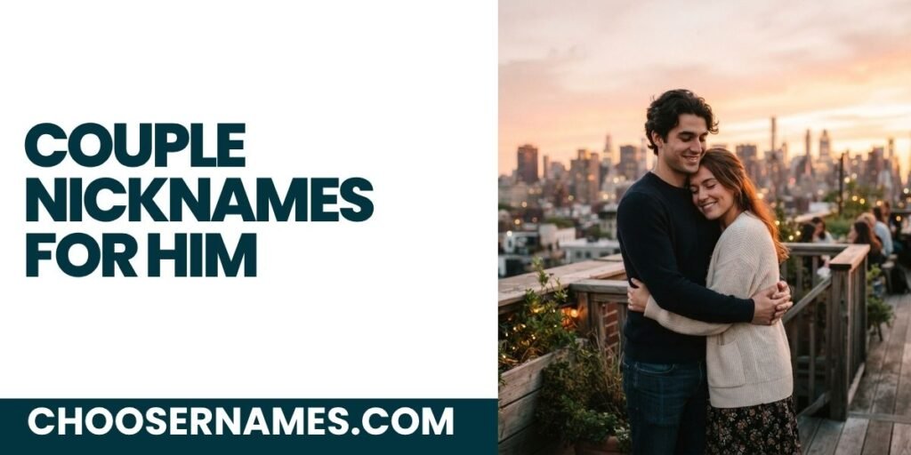 Couple Nicknames for Him