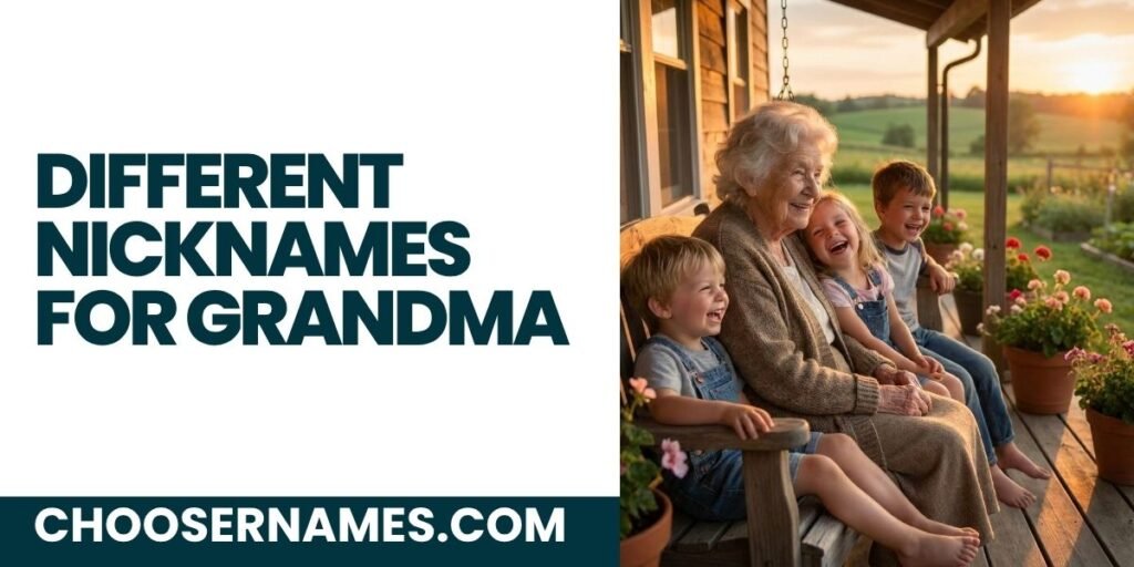 Different Nicknames for Grandma