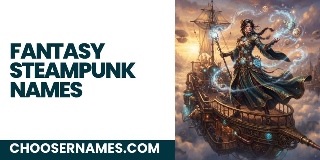Fantasy Steampunk Names
