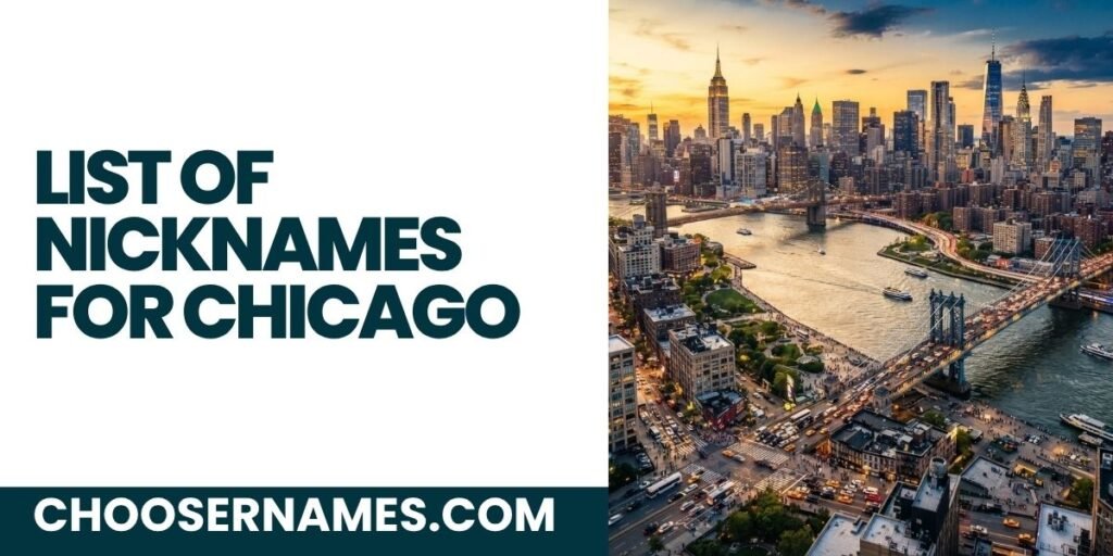 List of Nicknames for Chicago