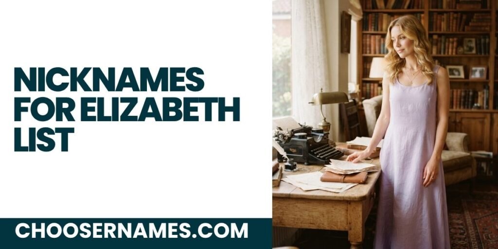 Nicknames for Elizabeth List