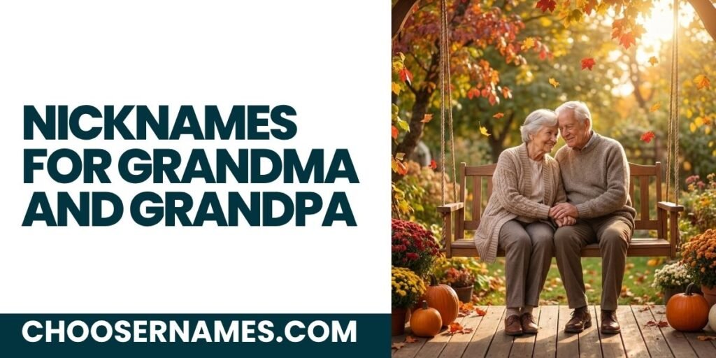 Nicknames for Grandma and Grandpa