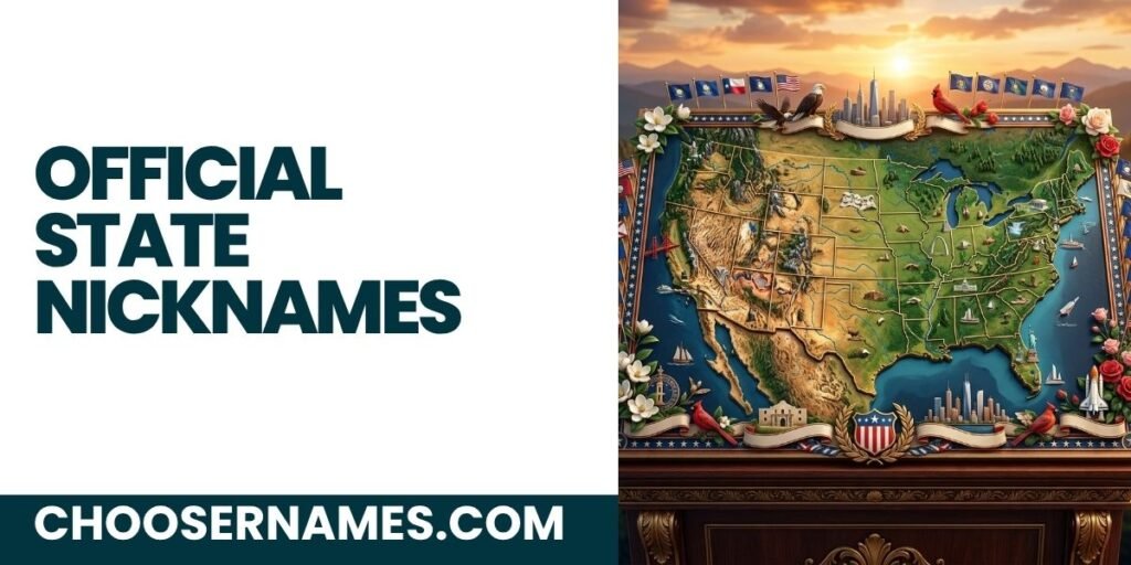 Official State Nicknames