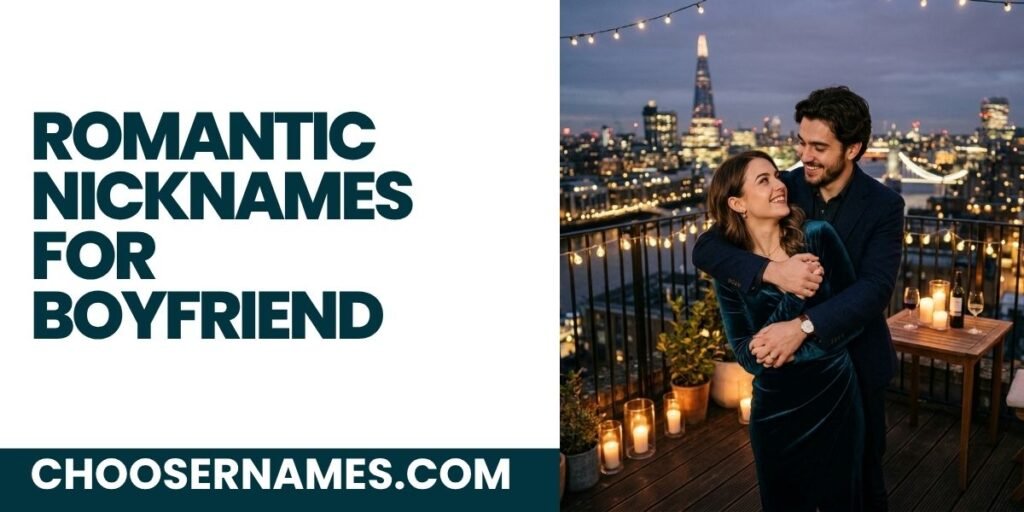 Romantic Nicknames for Boyfriend