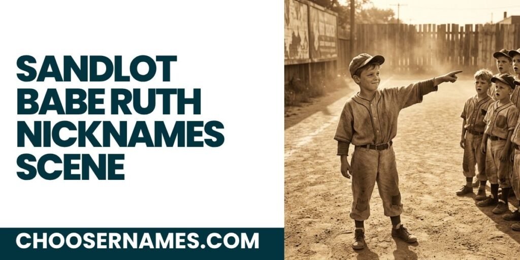 Sandlot Babe Ruth Nicknames Scene