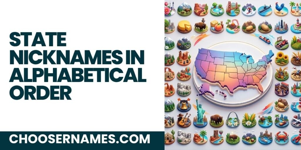 State Nicknames in Alphabetical Order