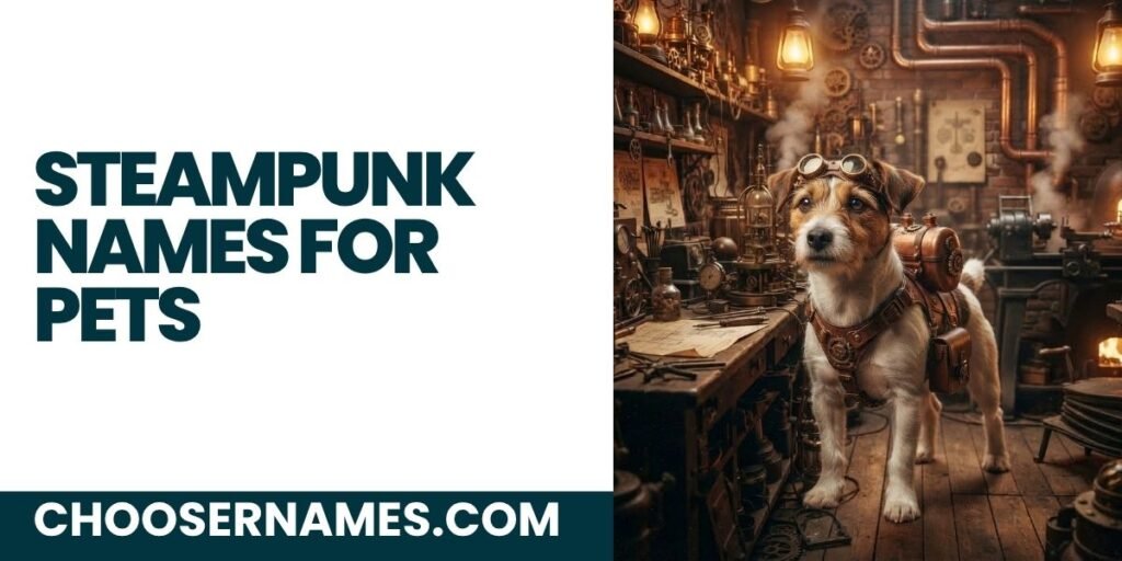 Steampunk Names for Pets