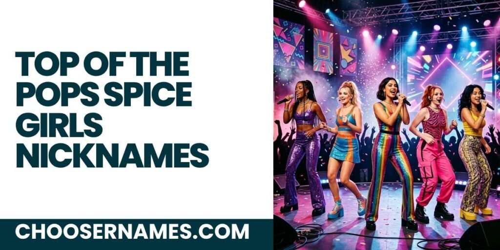 Top Of The Pops Spice Girls Nicknames