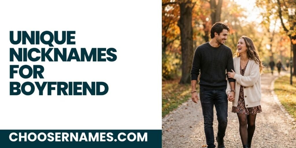 Unique Nicknames for Boyfriend