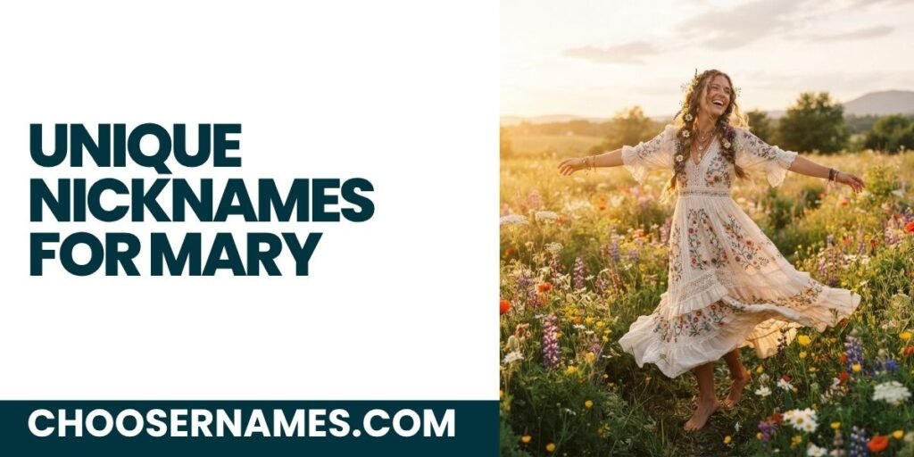 Unique Nicknames for Mary