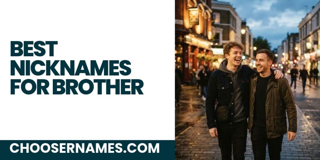Best Nicknames for Brother