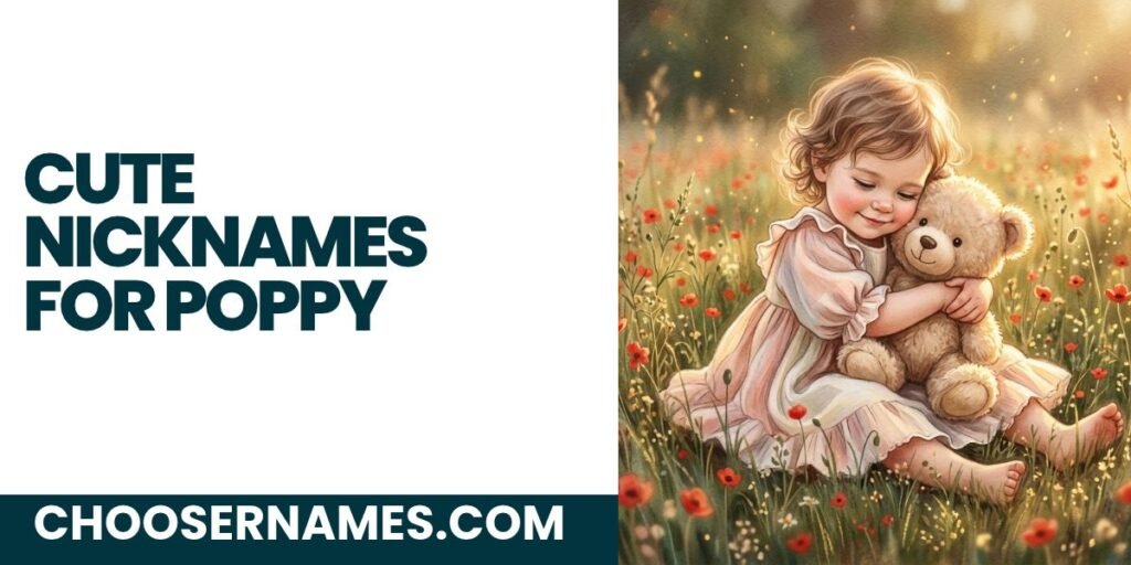 Cute Nicknames for Poppy