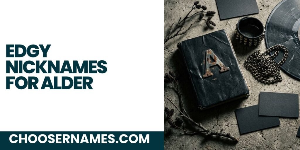 Edgy Nicknames for Alder