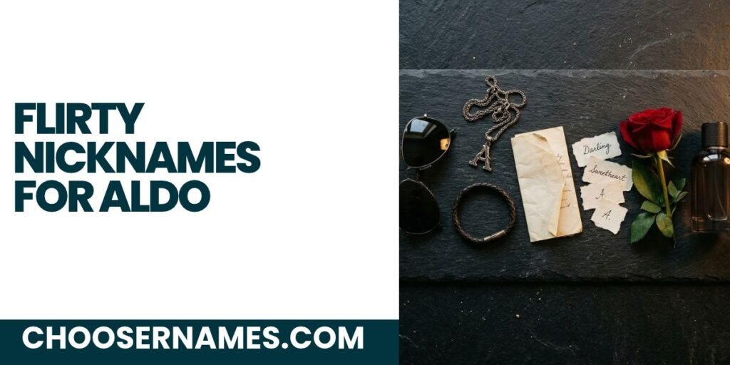 Flirty Nicknames for Aldo