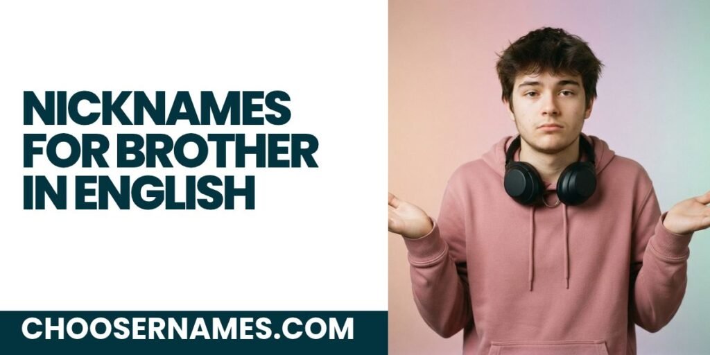 Nicknames for Brother in English