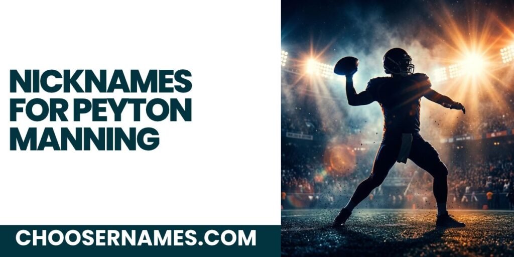 Nicknames for Peyton Manning