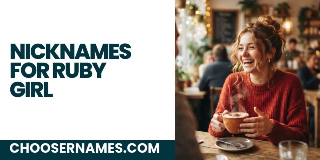Nicknames for Ruby Girl