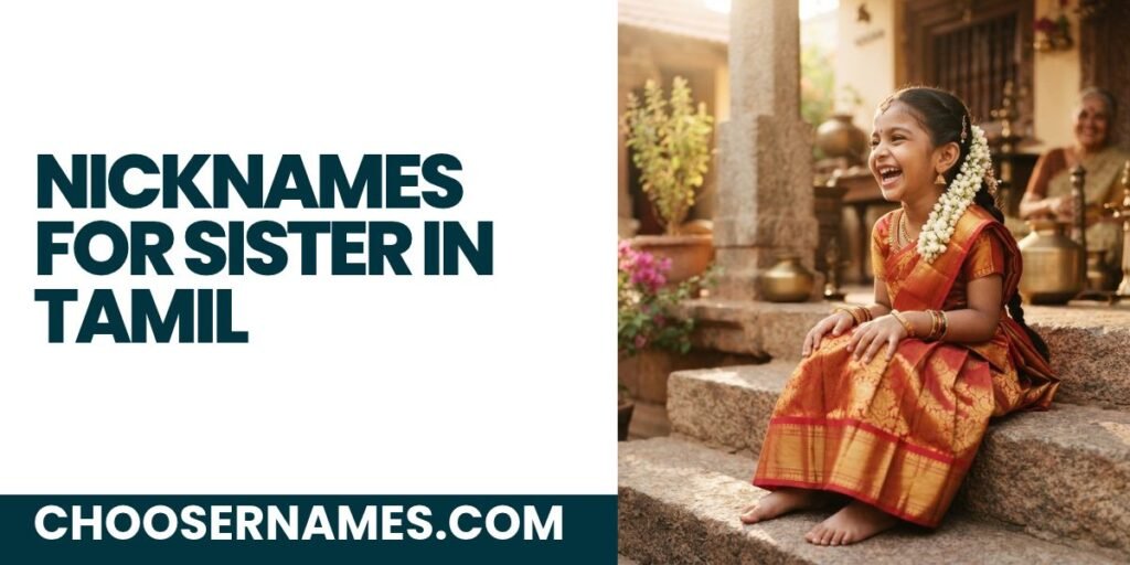 Nicknames for Sister in Tamil