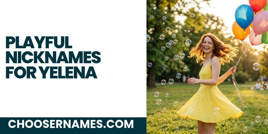 Playful Nicknames for Yelena