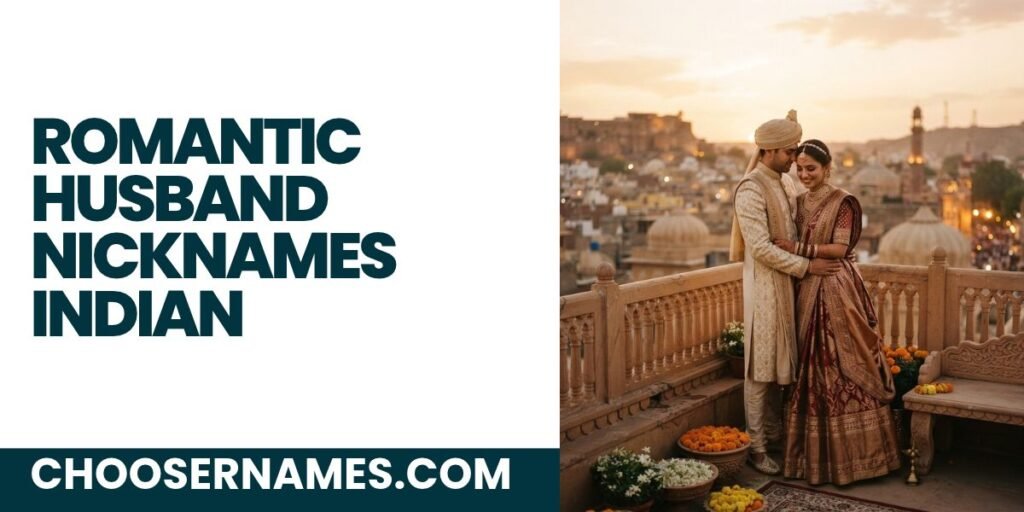 Romantic Husband Nicknames Indian