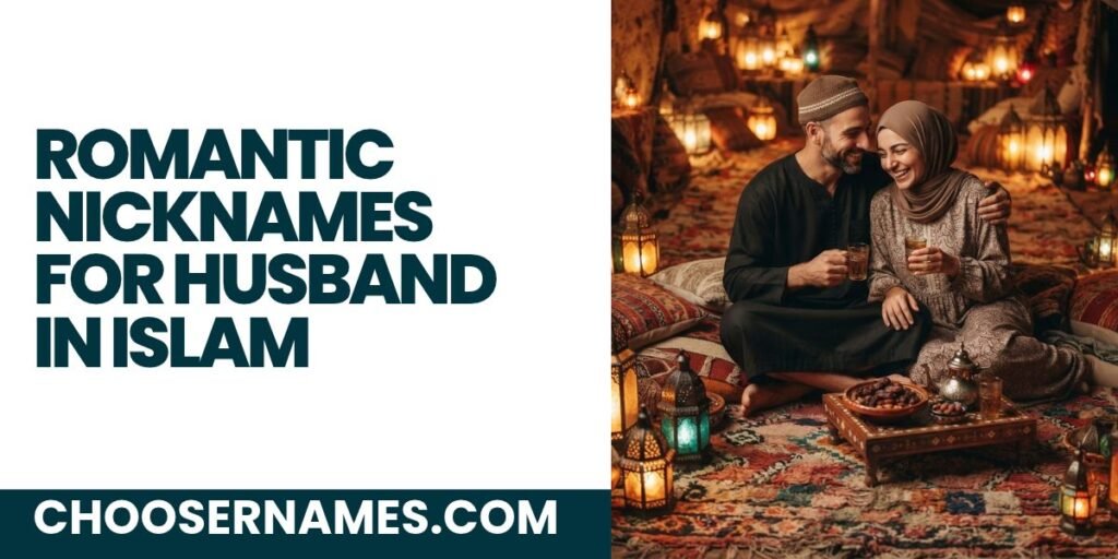 Romantic Nicknames for Husband in Islam