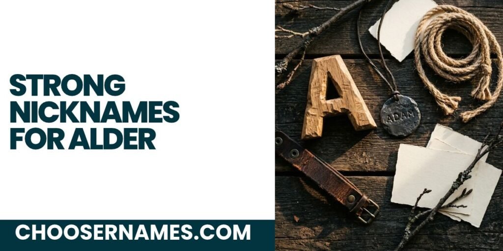 Strong Nicknames for Alder