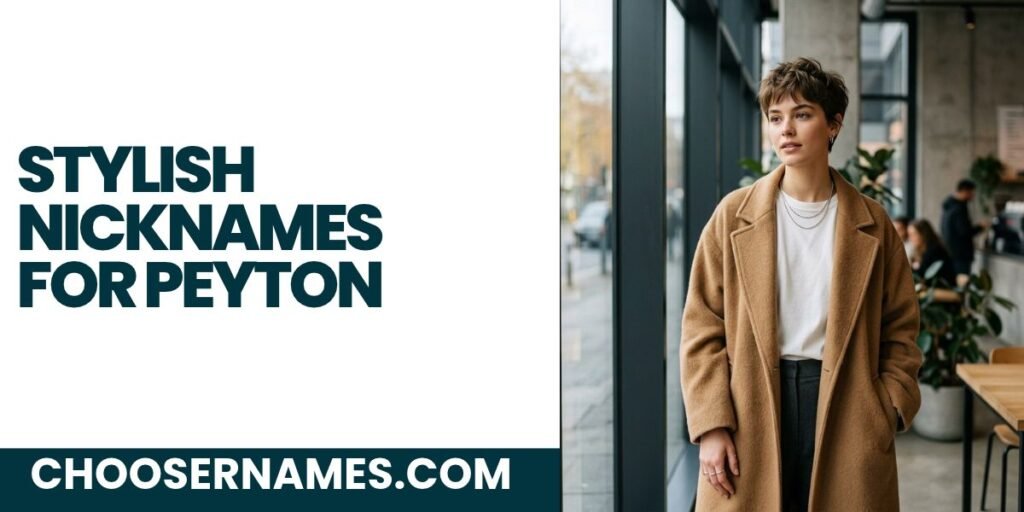 Stylish Nicknames for Peyton