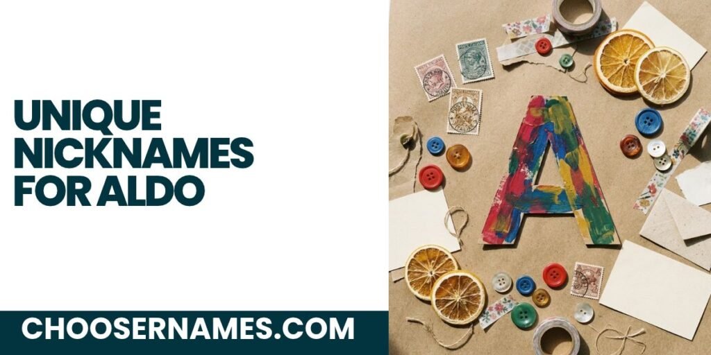 Unique Nicknames for Aldo