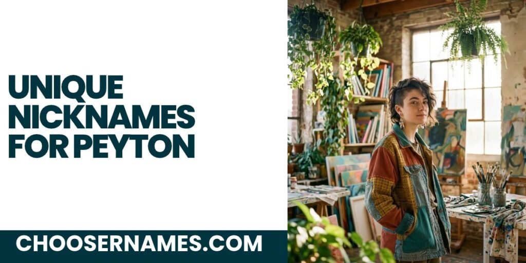 Unique Nicknames for Peyton