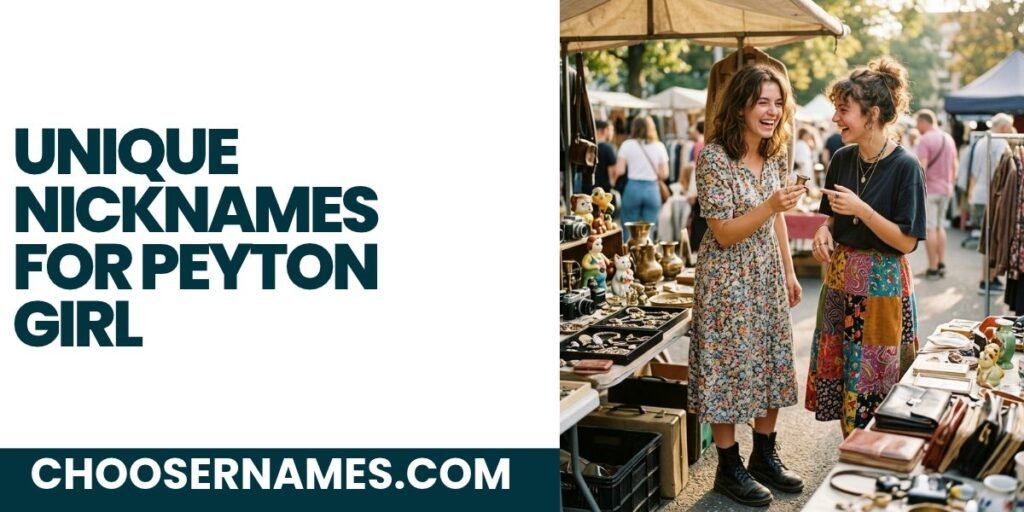 Unique Nicknames for Peyton Girl